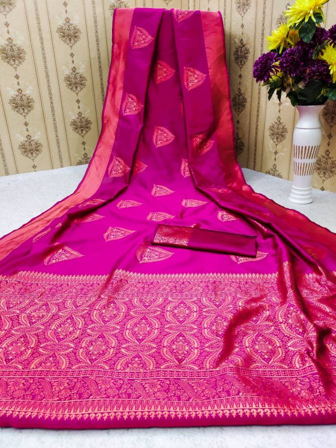 Jacquard 105 Ethnic Wear Wholesale Designer Banarasi Saree Catalog